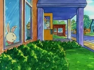 Mr. Haney and Miss Tingley appear as if they end up in the music room immediately after entering