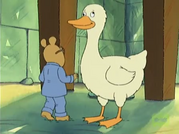Arthur finding the goose