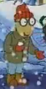 Arthur in his winter clothes