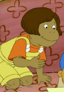 Francine as a toddler