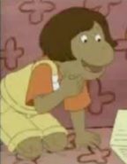 Francine as a toddler