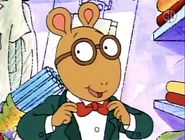Arthur suited up