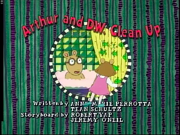 Arthur and D.W. Clean Up Title Card.png