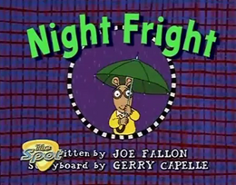Night Fright Title Card