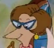 An alternate Mrs. Featherfoffer appearance, in "Arthur's Lost Dog"