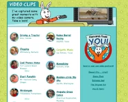Postcardsfromyoufeaturedonbustervideoclipspage.png (210 KB) featured on the "Video Clips" page