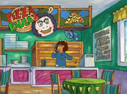 The interior of Pizza Paula's.