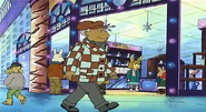 In Arthur's Perfect Christmas, oddly with his original appearance.