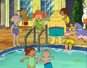 Arthur in his yellow swimsuit