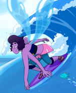 Spirit Quartz surfing.