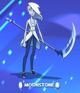 Moonstone with her scythe.