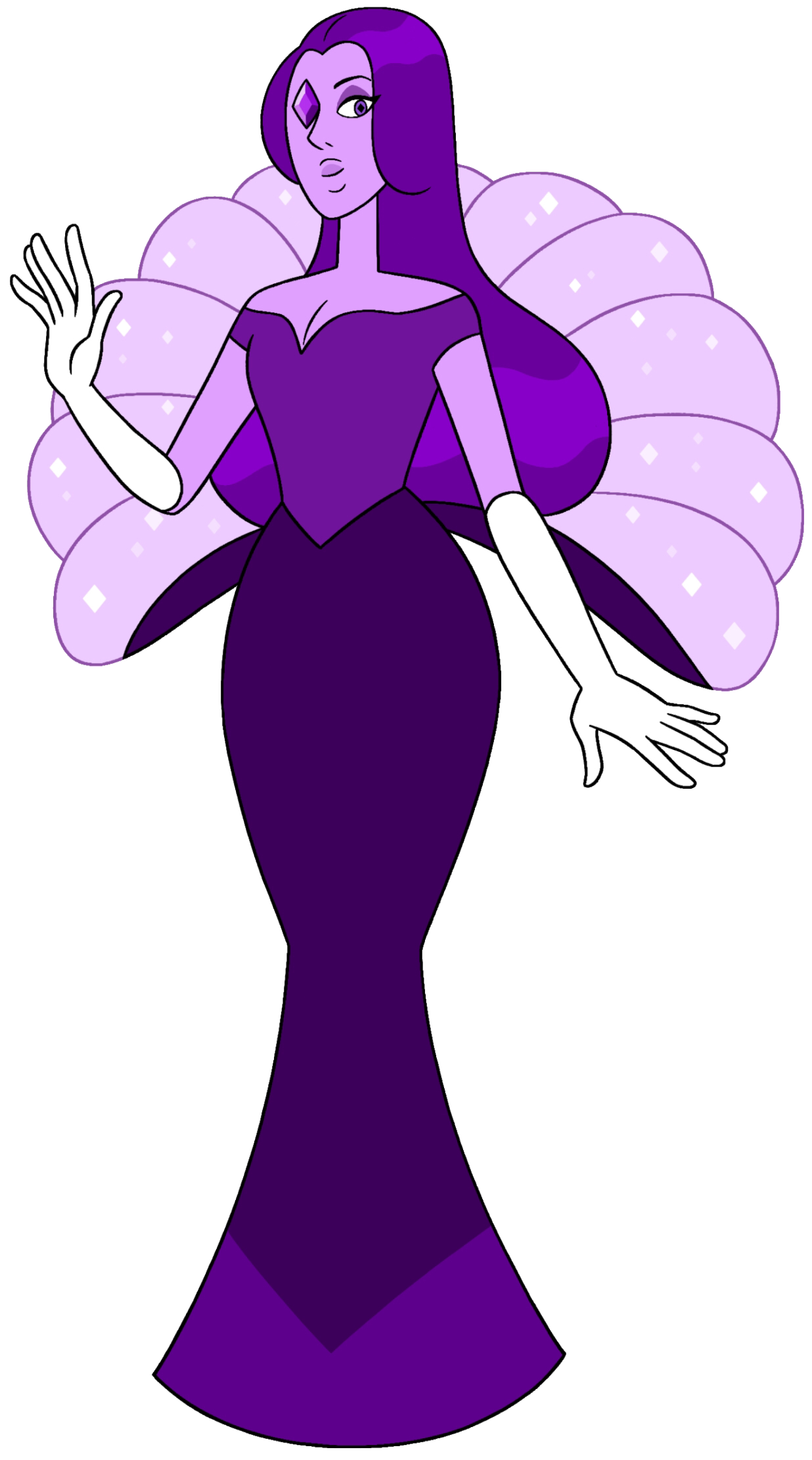 A purple hotsell diamond