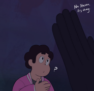 "No Steven, it's okay."