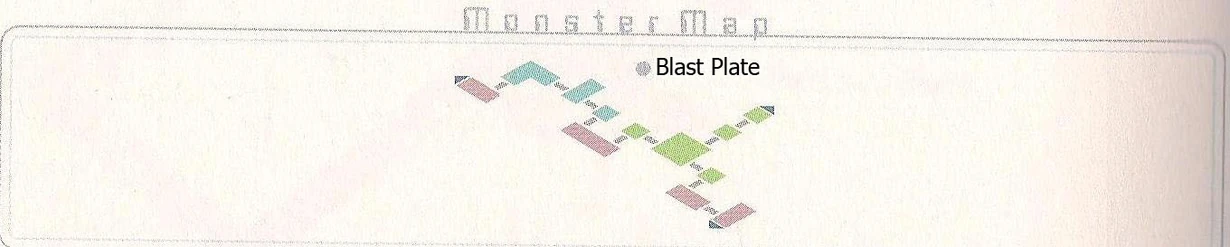Blast Plate Monster Map