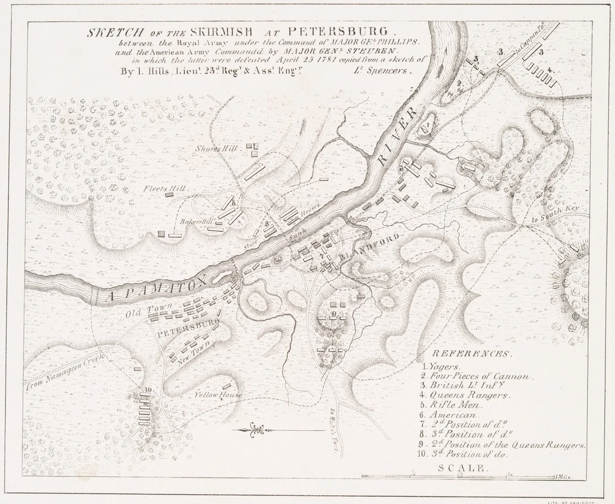 Battle of Blandford American Revolutionary War Wiki Fandom