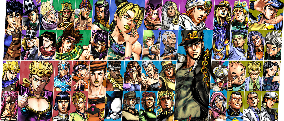 My base roster concept for an Arcsys JoJo fighting game (Sorry for low  quality) : r/StardustCrusaders
