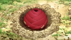 An activated taue that is ready to sprout a trombe.