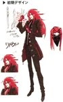 Rideaux's initial design, from Tales of Xillia 2 Perfect Guide, p. 713.