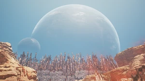 Lenegis as it is seen from Dahna.