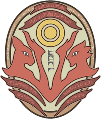 The kingdom of 's official emblem, representing both  and .