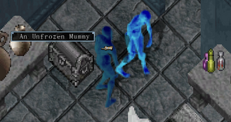 Unfrozen mummy