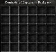 Explorer's Backpack Slots