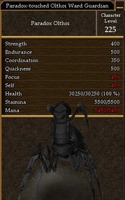 Paradox-touched Olthoi Ward Guardian