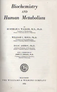 Biochemistry and Human Metabolism, First Edition, title page.