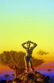 Giskard gazes skyward to the stars