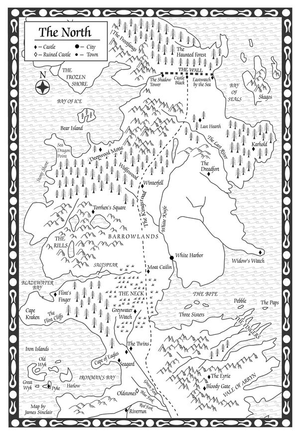 The north ACOK map