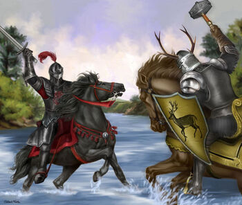 雷加·坦格利安对抗劳勃·拜拉席恩 by M