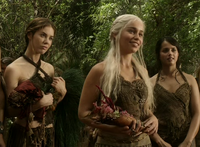 Daenerys and handmaidens