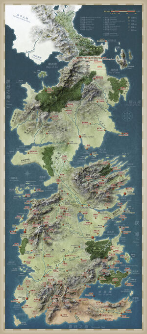 Map of westeros