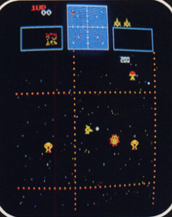 Space War, Arcade Video game by Sanritsu (1979)