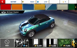 【たけまる】COOPER DESIGNS V1 　8’8 Mini Cooper S Roadster (colors) | Asphalt Wiki | Fandom