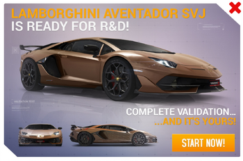 Lamborghini Aventador SVJ R&D Promo