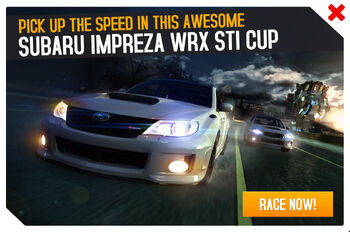 Subaru Impreza WRX STI Cup