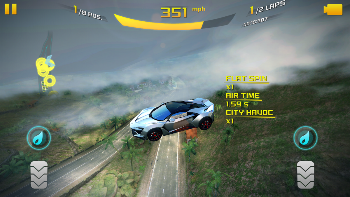 asphalt 8 airborne gameplay