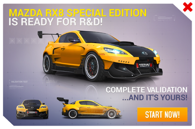 Mazda RX-8 Special Edition R&D Promo