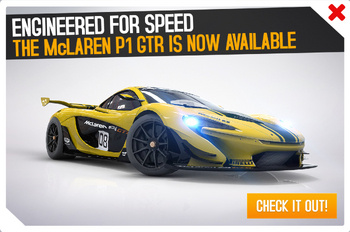 McLaren P1 GTR available