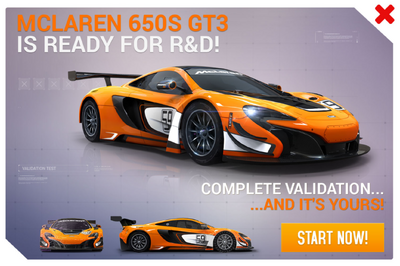 650S GT3 R&D Promo