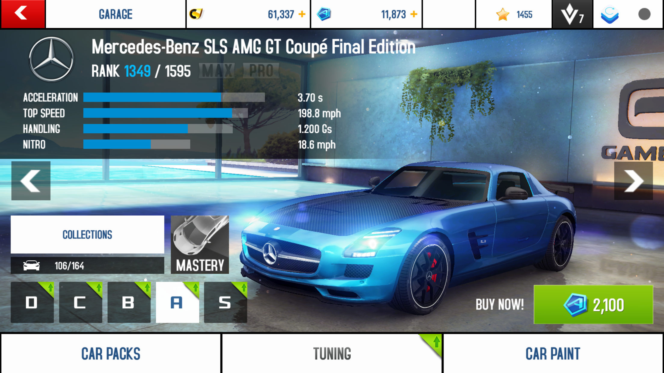 Mercedes sls amg final edition 12v top