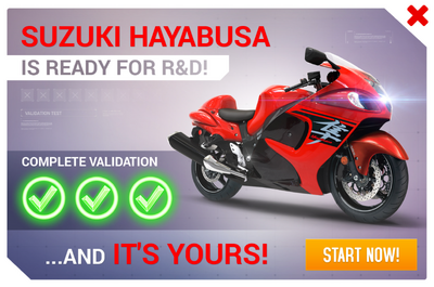 Suzuki Hayabusa R&D Promo