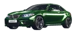 BMW M2 Green Chrome icon as