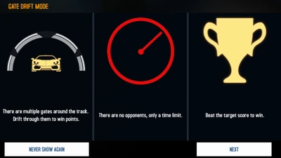 Gate Drift basics, Asphalt 8: Airborne.