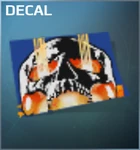 Flaming Skull