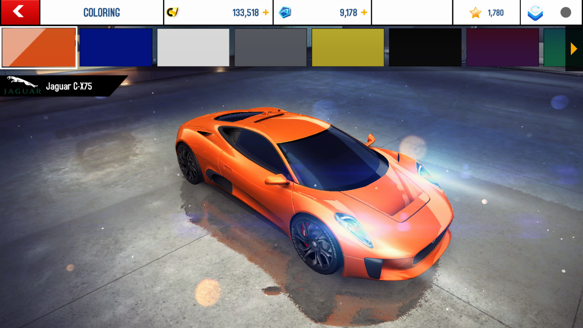Jaguar C X75 Colors Asphalt Wiki Fandom Jaguar C X75 Colors Asphalt Wiki Fandom