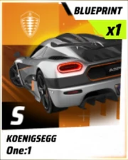 AL Koenigsegg One 1 Blueprint
