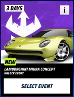 Lamborghini Miura Concept Unlock Showroom