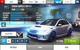 A8 Impreza stats (S KMH v4.3)